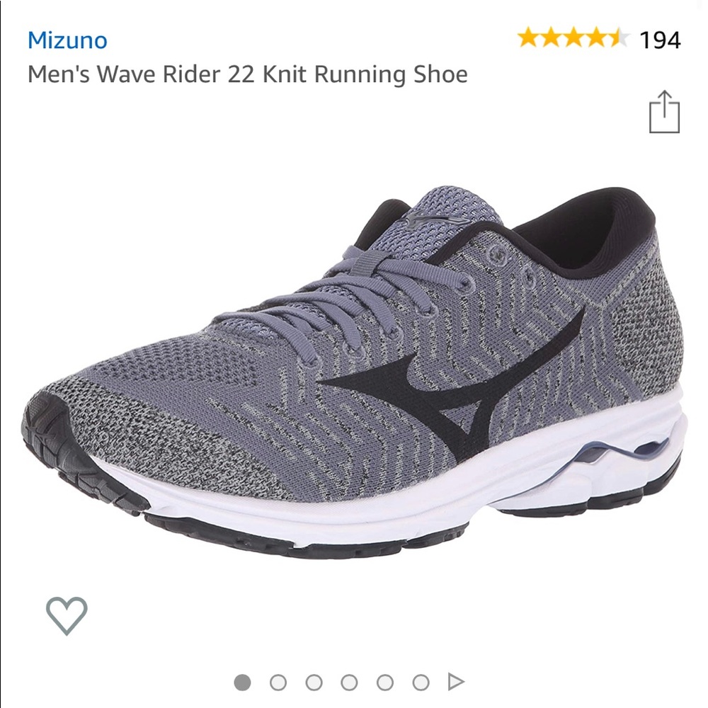 men’s wave rider knit running shoe